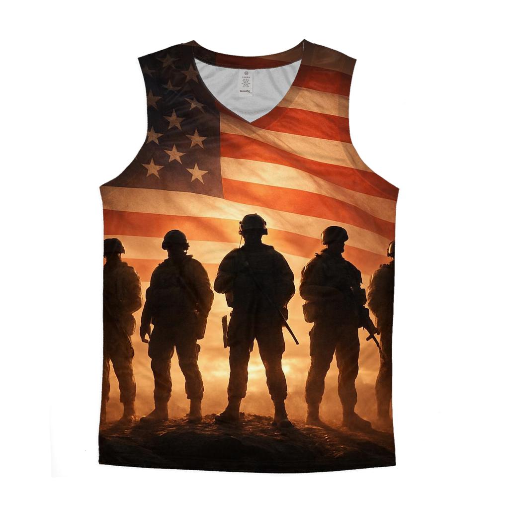 Guardians Of The Crimson Horizon designer workout tanks