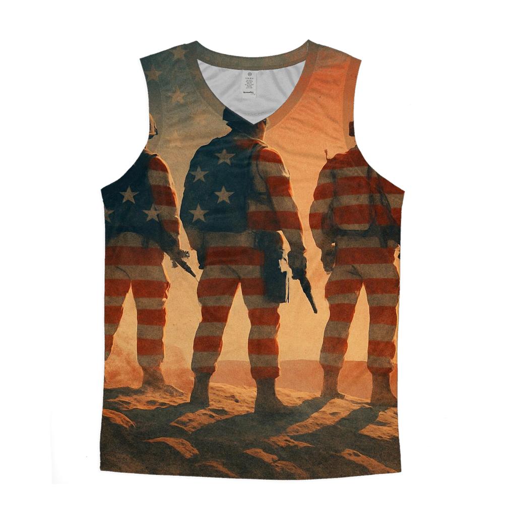 Desert Guardians Of The Flag casual summer tank tops