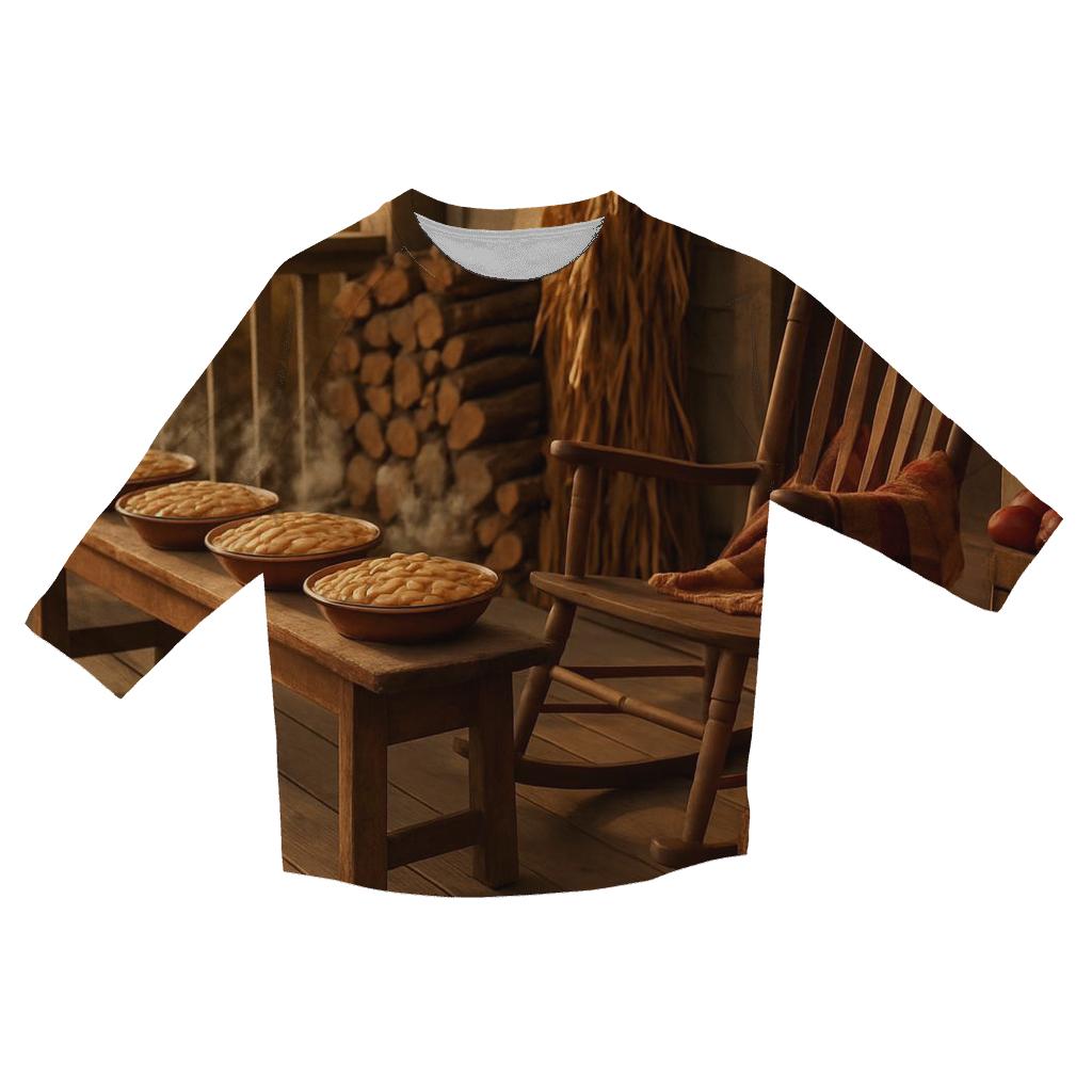 Country Porch Pie Cooling personalized 3/4 sleeve tees