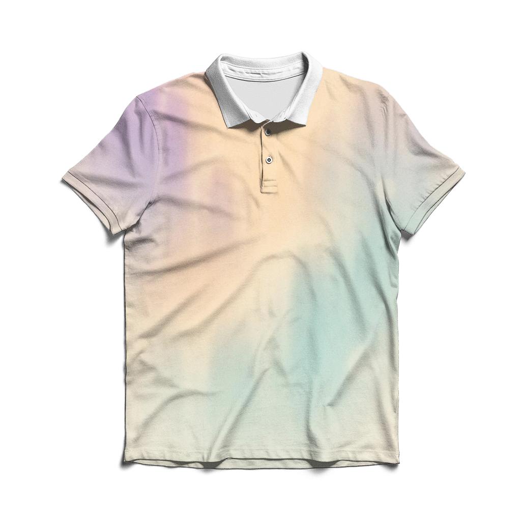 Pastel Cloudfall Veil casual sports polo shirts