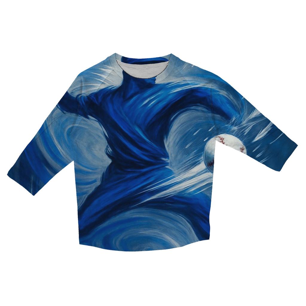 Winged Inning Storm Blue Jays Edition cotton quarter sleeve shirts