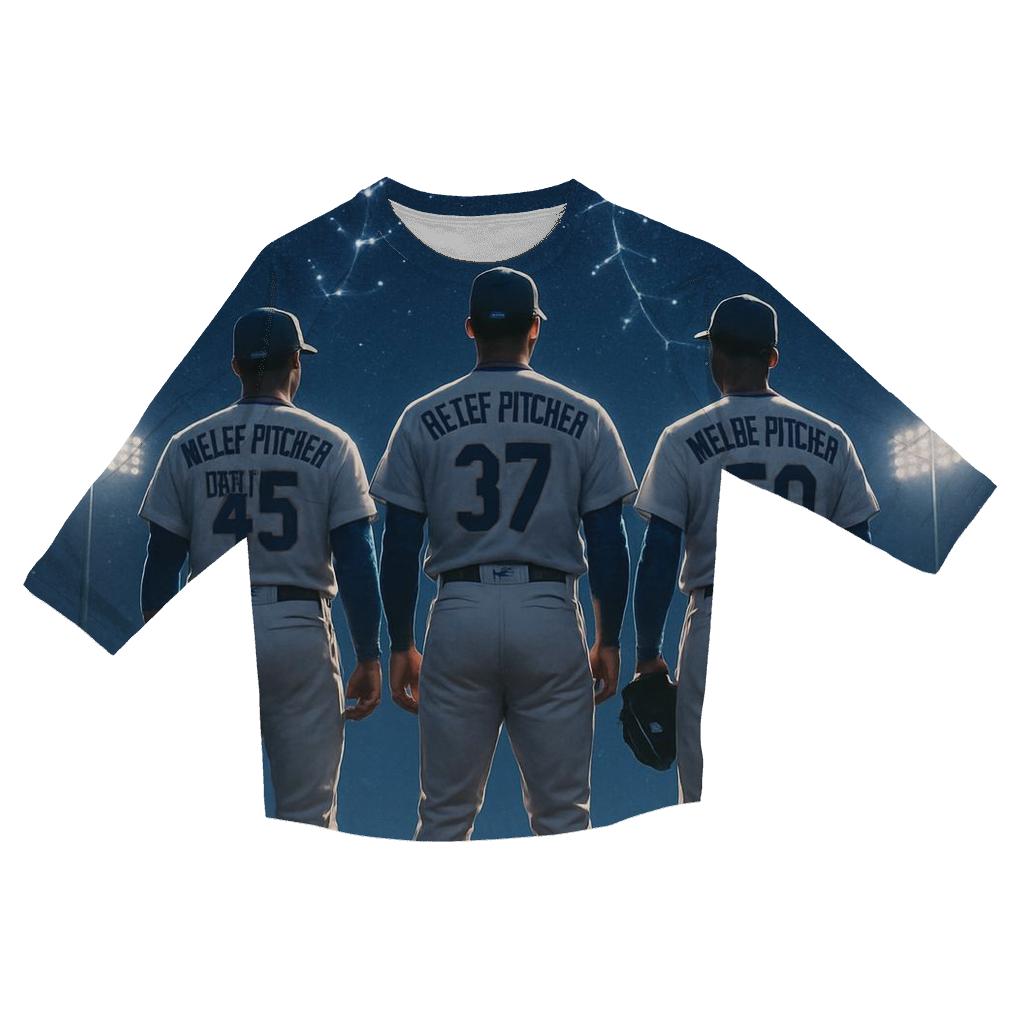 Starlit Bullpen Guardians custom 3/4 sleeve shirts
