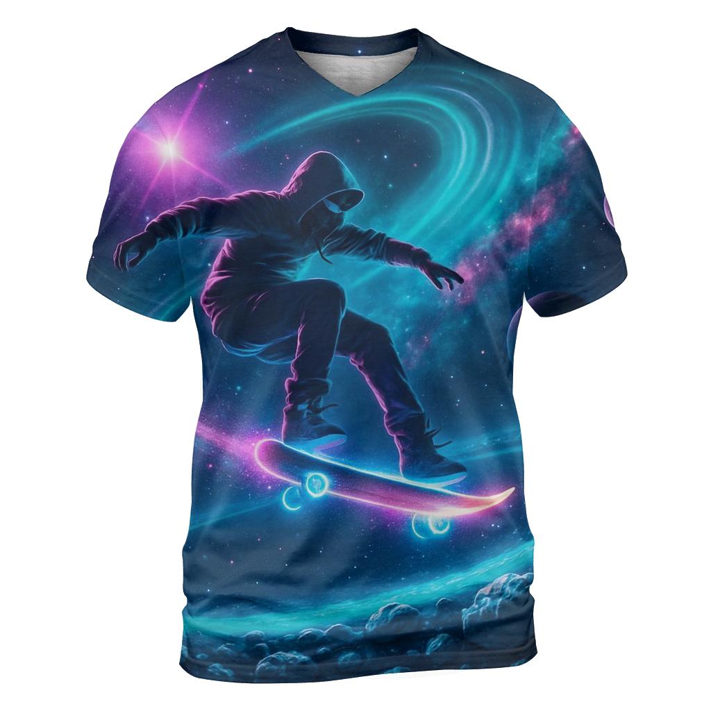 Neon Comet Skater custom all-over print shirts