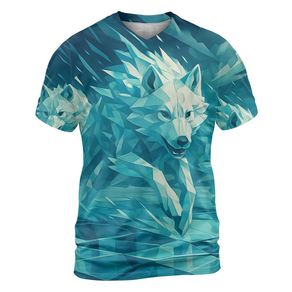 Shattered Ice Pack Run unique graphic print tees