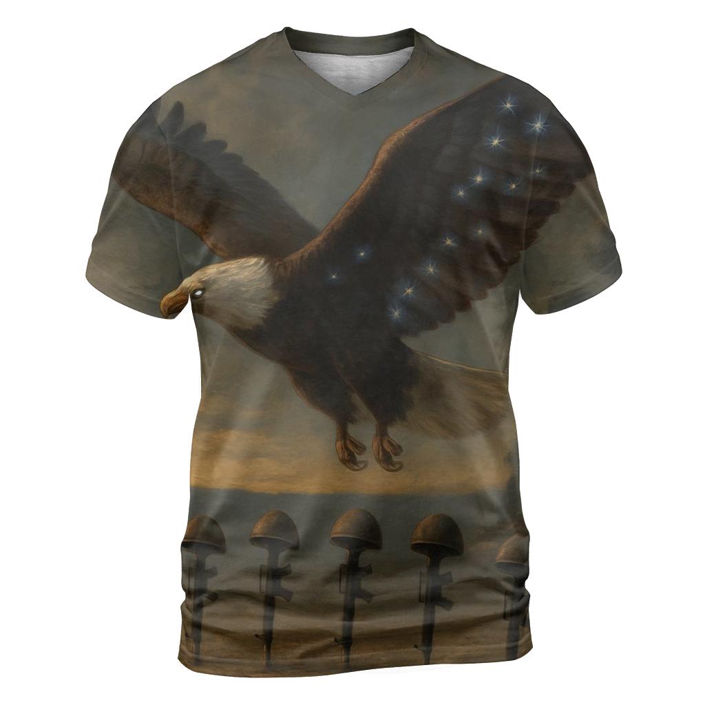 Eagle Of The Silent Watch statement graphic shirts