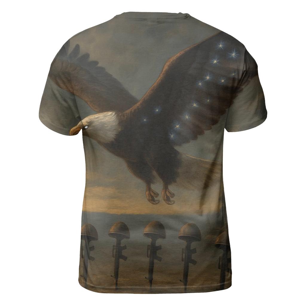 Eagle Of The Silent Watch statement graphic shirts
