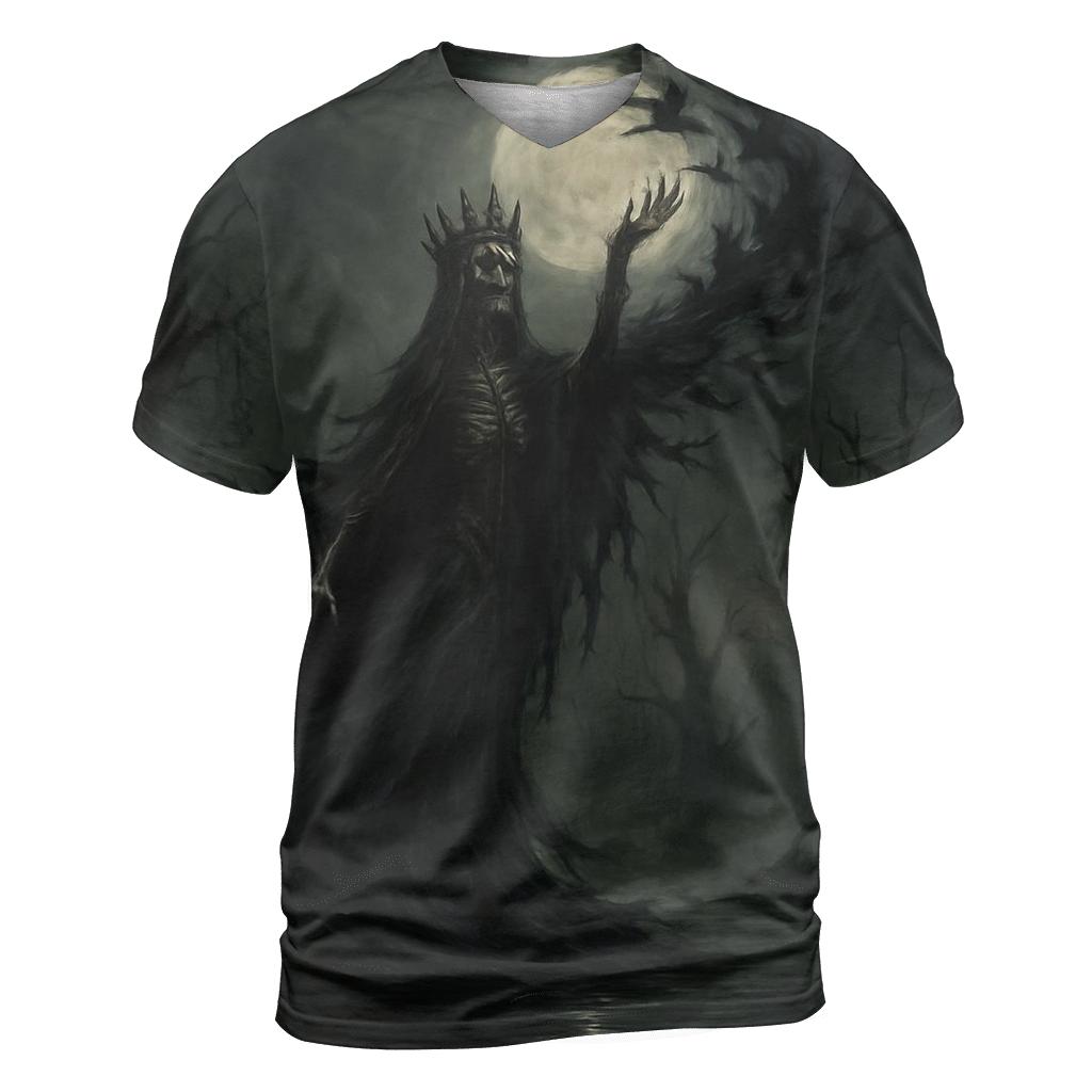 Raven Queen Of The Black Mire statement graphic shirts