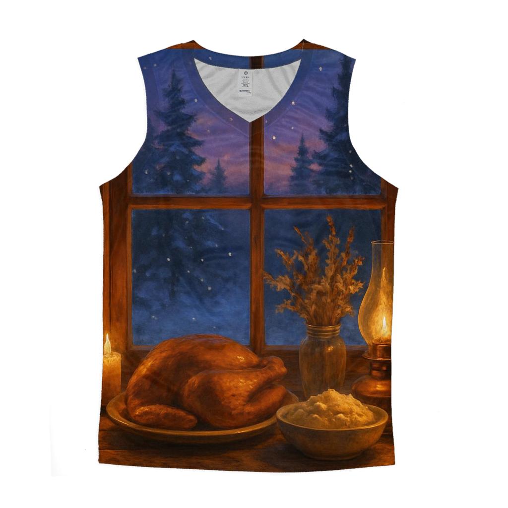 Cabin Window Harvest Glow cotton sleeveless tops