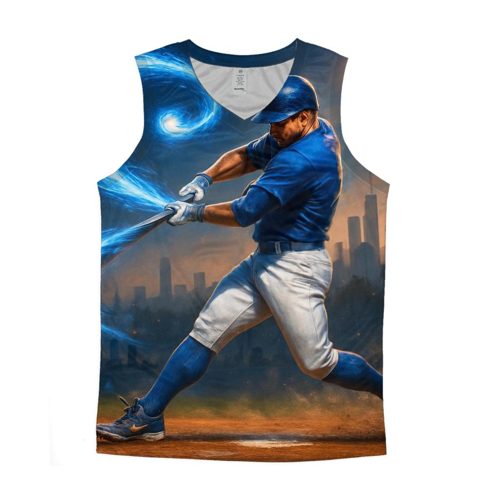 Blue Comet Slugger Surge cotton sleeveless tops