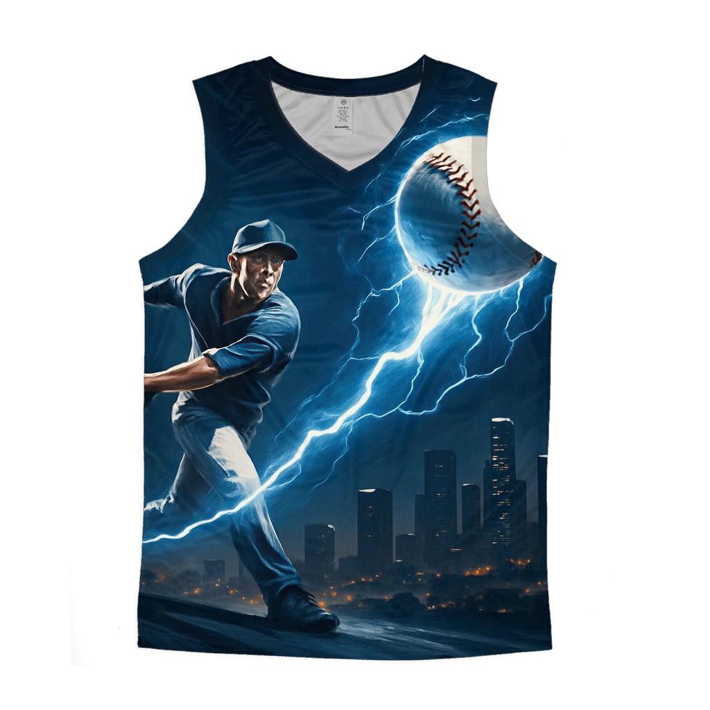 Skyline Fastball Lightning Arc stylish racerback tanks