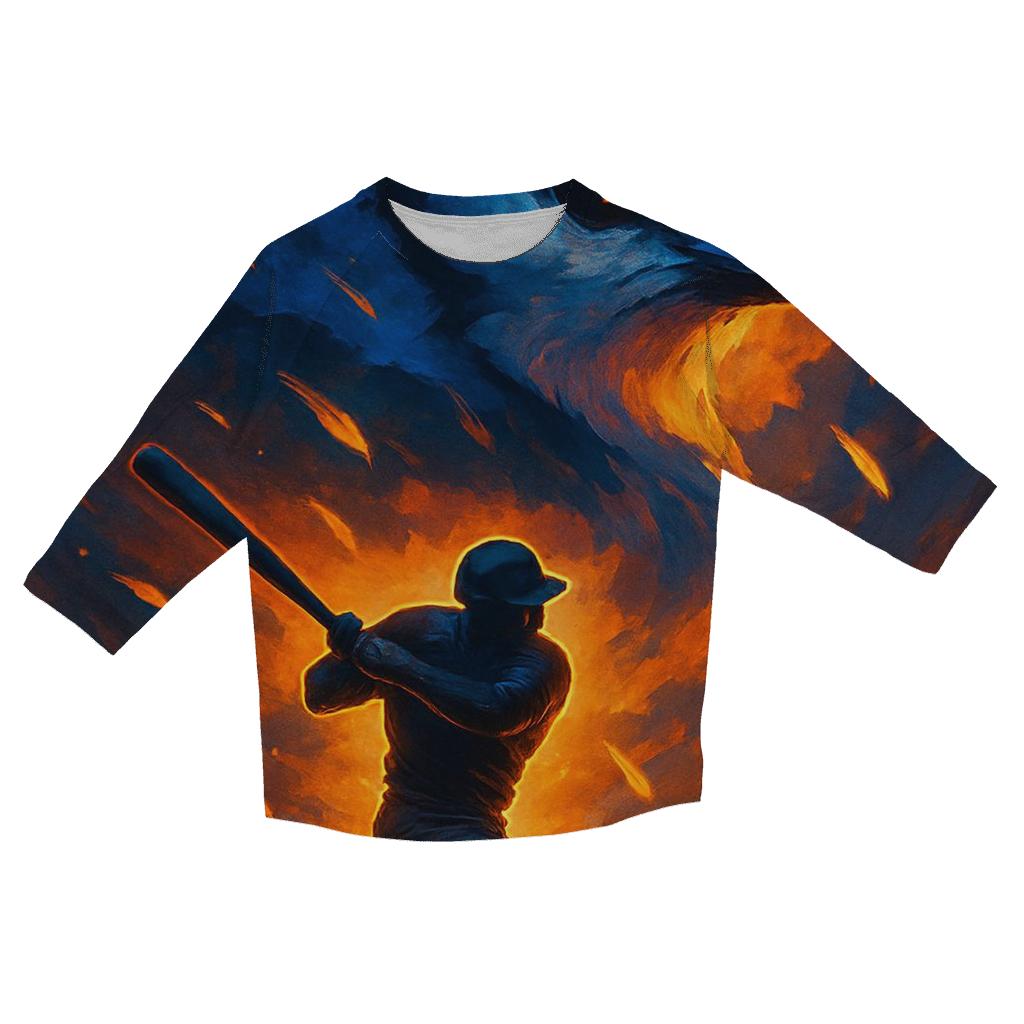 Sky Forge Batter Blue Jays Signature fashion 3/4 sleeve shirts