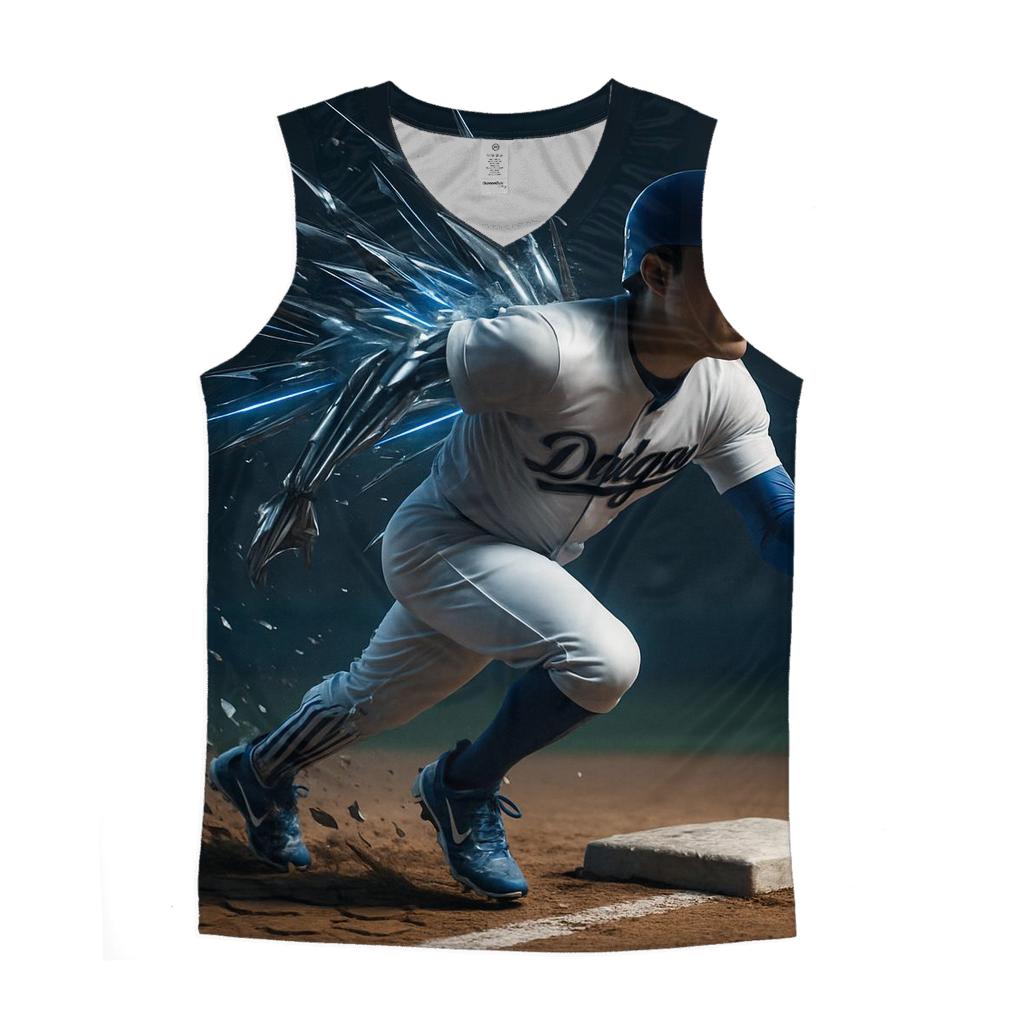 Chrome Winged Speed Runner stylish racerback tanks