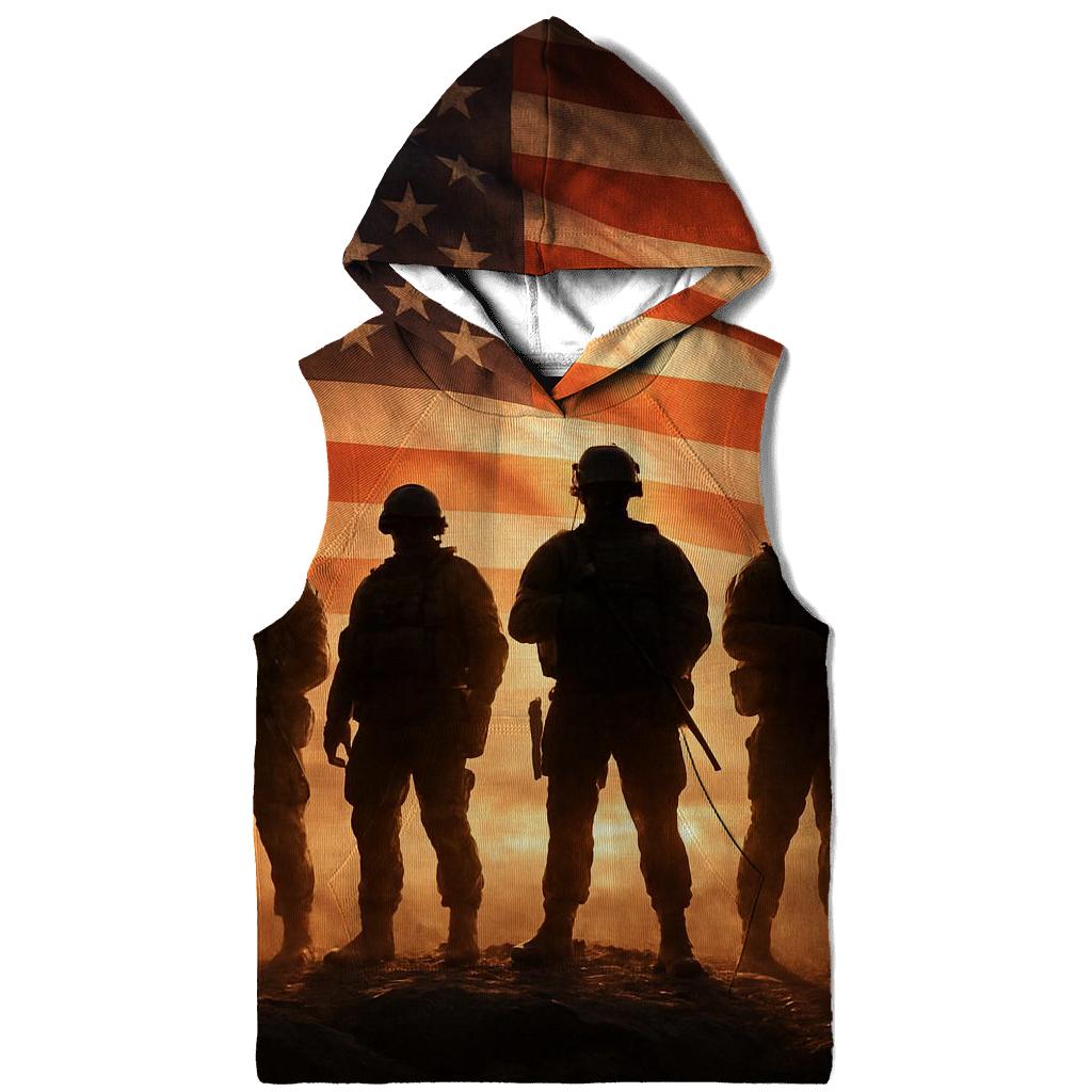 Guardians Of The Crimson Horizon printed hoodies