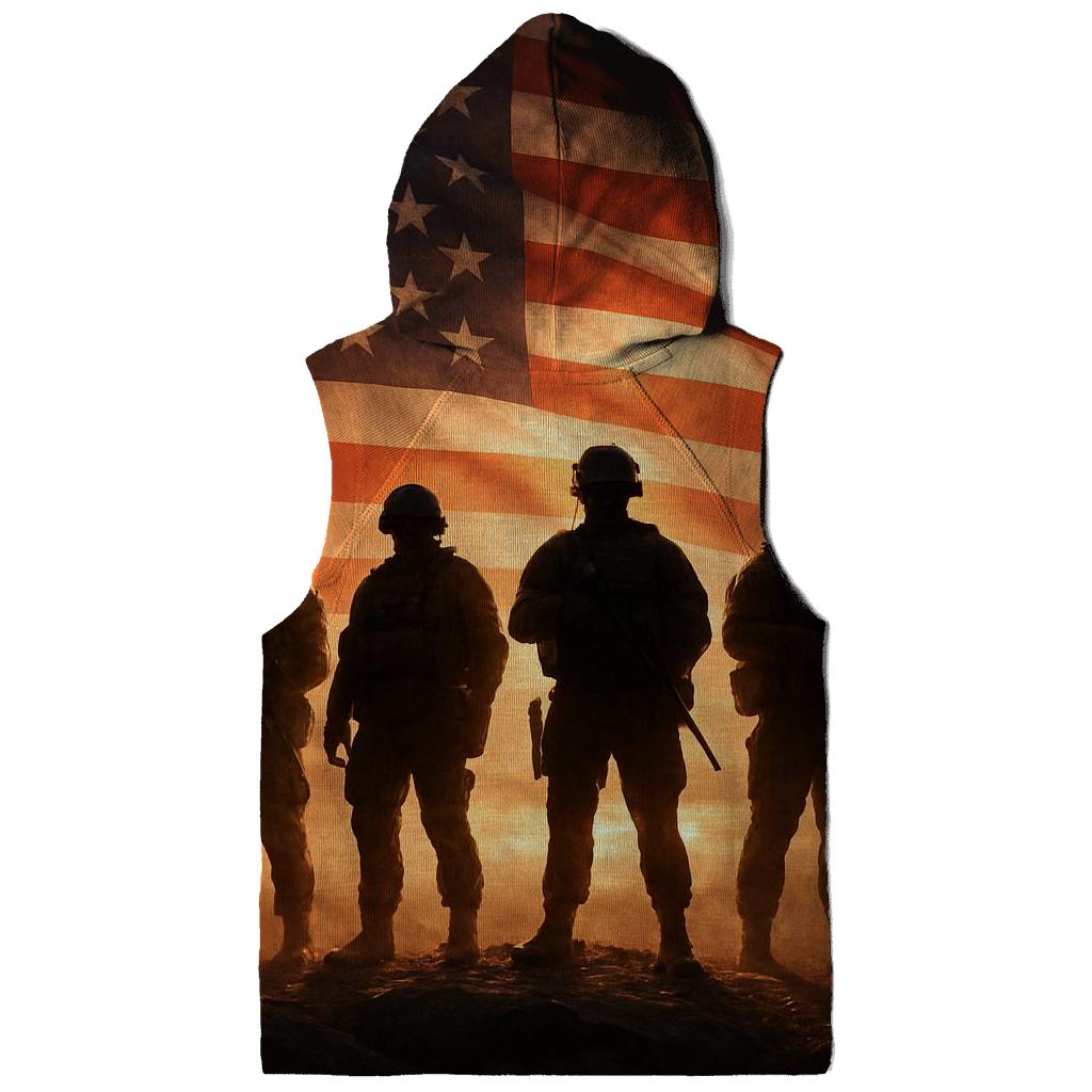 Guardians Of The Crimson Horizon printed hoodies