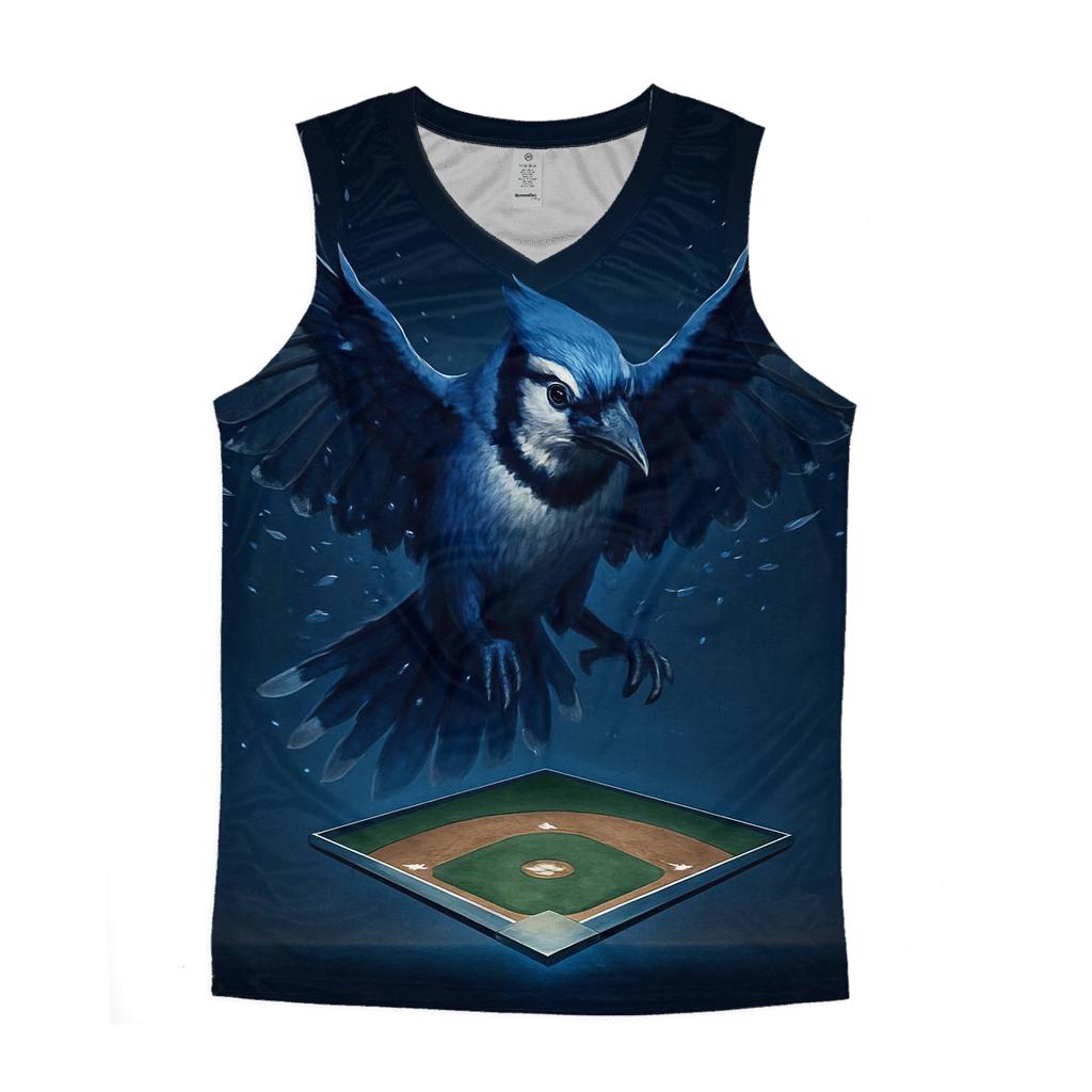 Flight Of The Diamond Blue Jays Guardian designer workout tanks