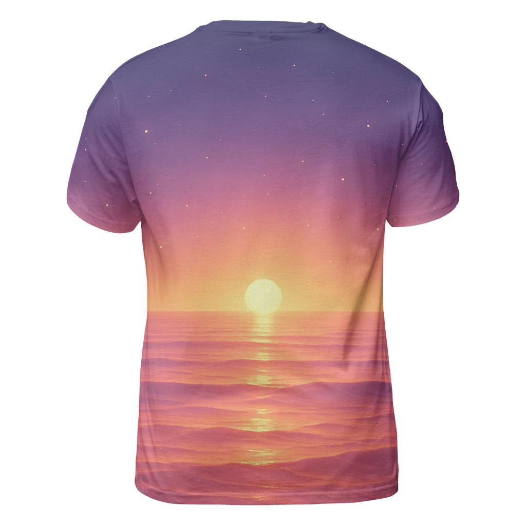 Solar Tides At Dusk artistic all-over print tops