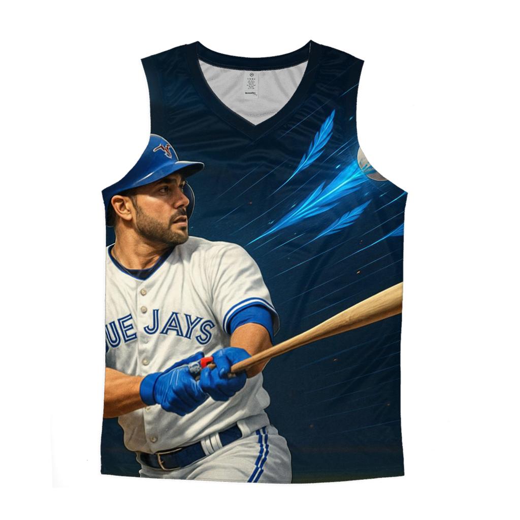 Featherstrike Alley Blue-Jays Momentum stylish racerback tanks