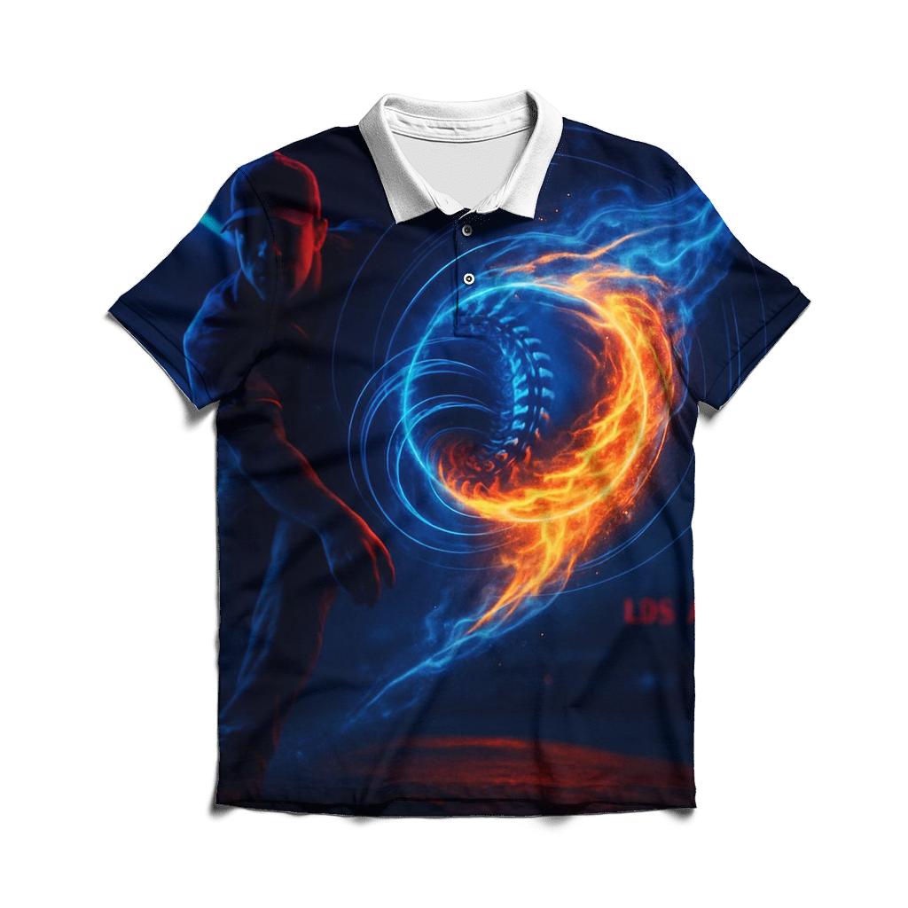 Inferno Knuckle Curve Mirage custom polo shirts