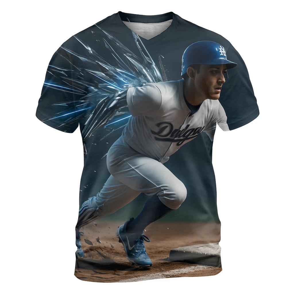 Chrome Winged Speed Runner designer pattern shirts