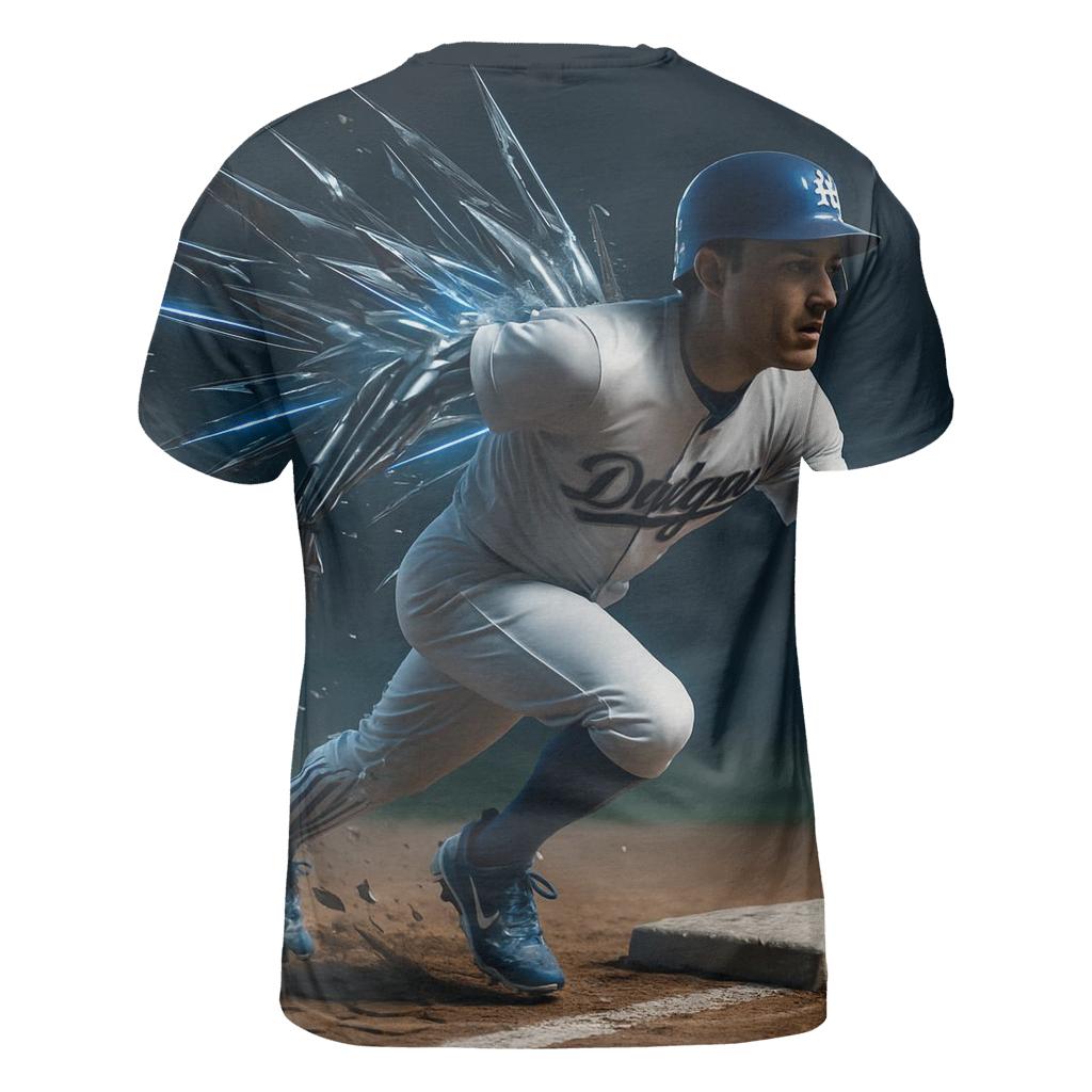 Chrome Winged Speed Runner designer pattern shirts