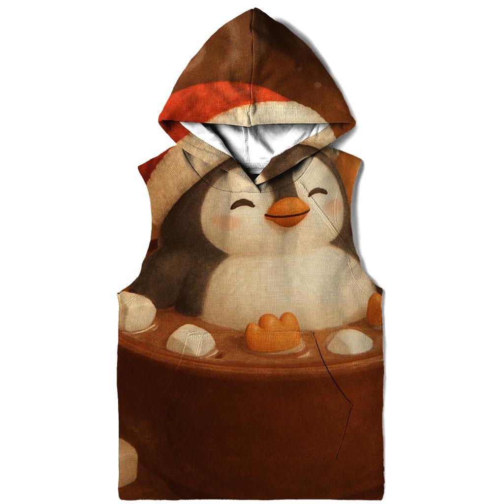 Santa Penguin Hot Cocoa Bath hoodie trends
