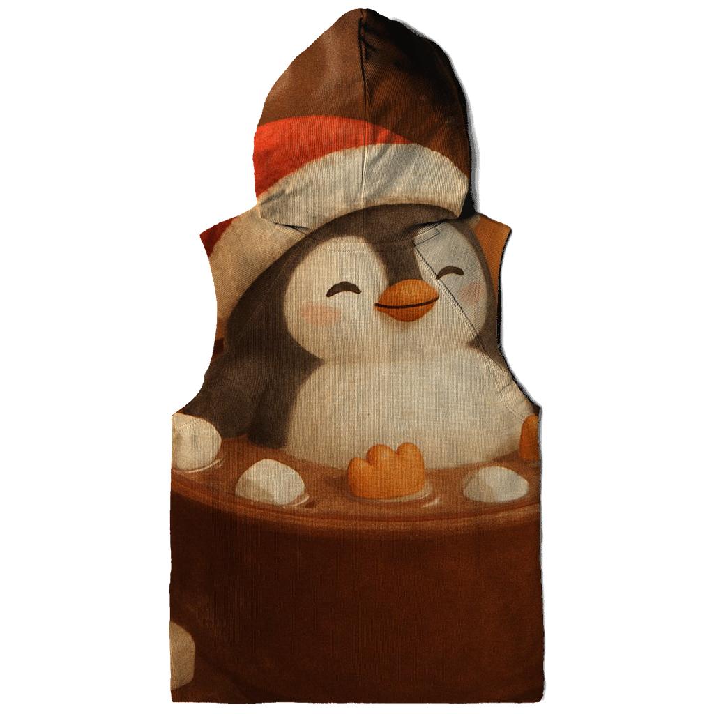 Santa Penguin Hot Cocoa Bath hoodie trends