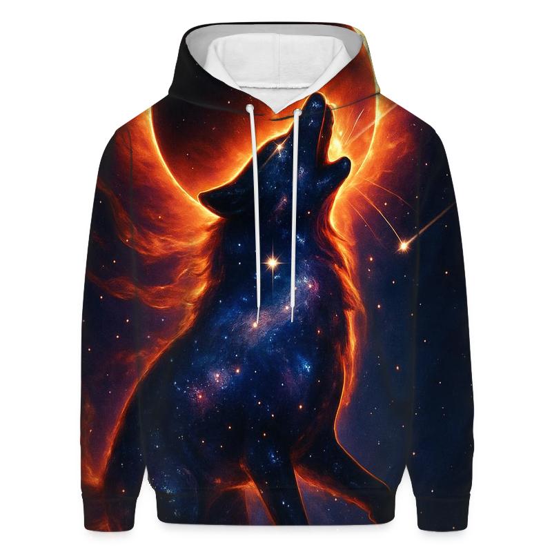 Astral Howl Eclipse printed hoodies