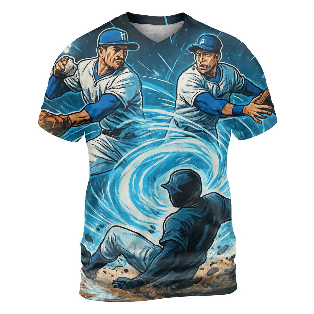 Blue Surge Double Play Storm designer pattern shirts