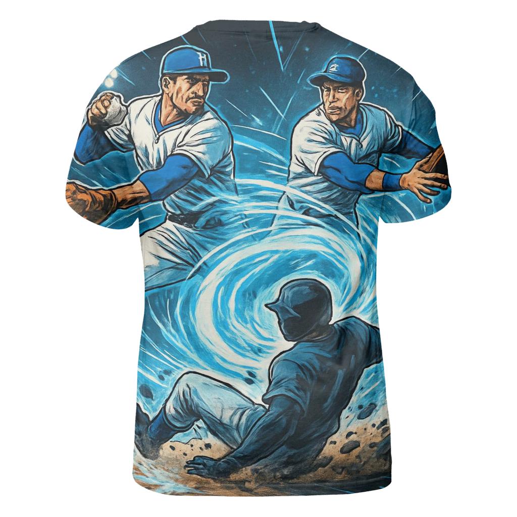 Blue Surge Double Play Storm designer pattern shirts