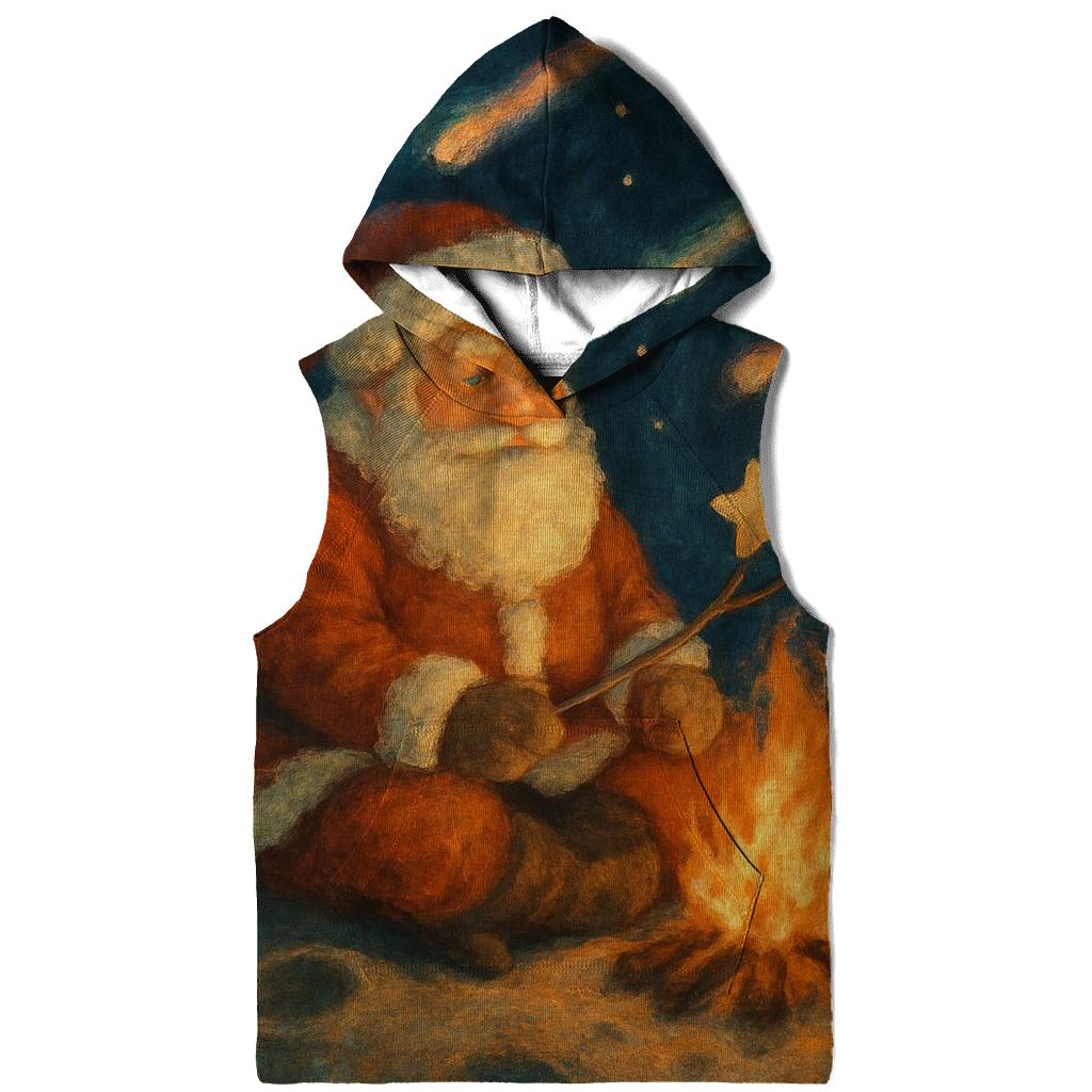 Meteor Shower Campfire Santa hoodie designs