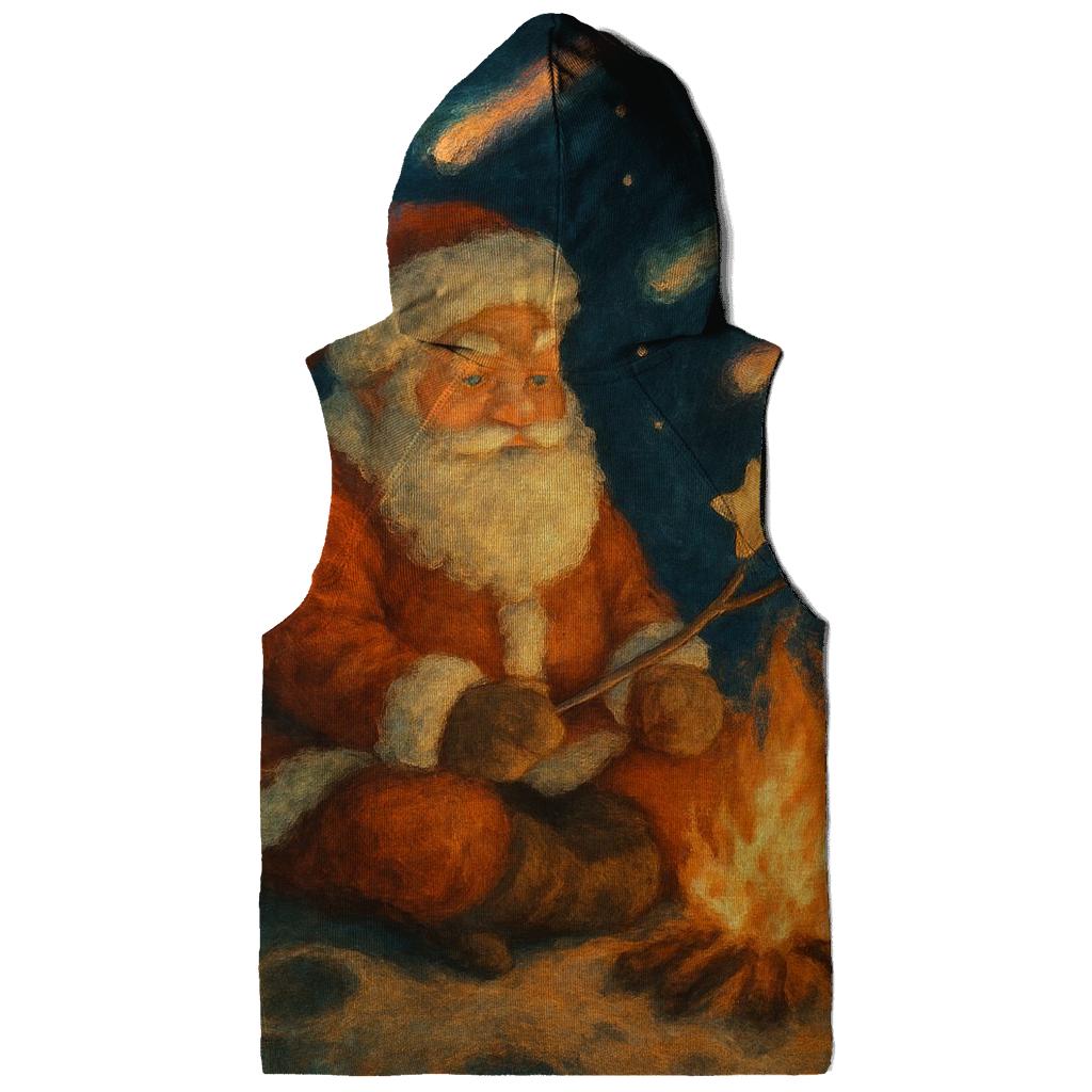 Meteor Shower Campfire Santa hoodie designs