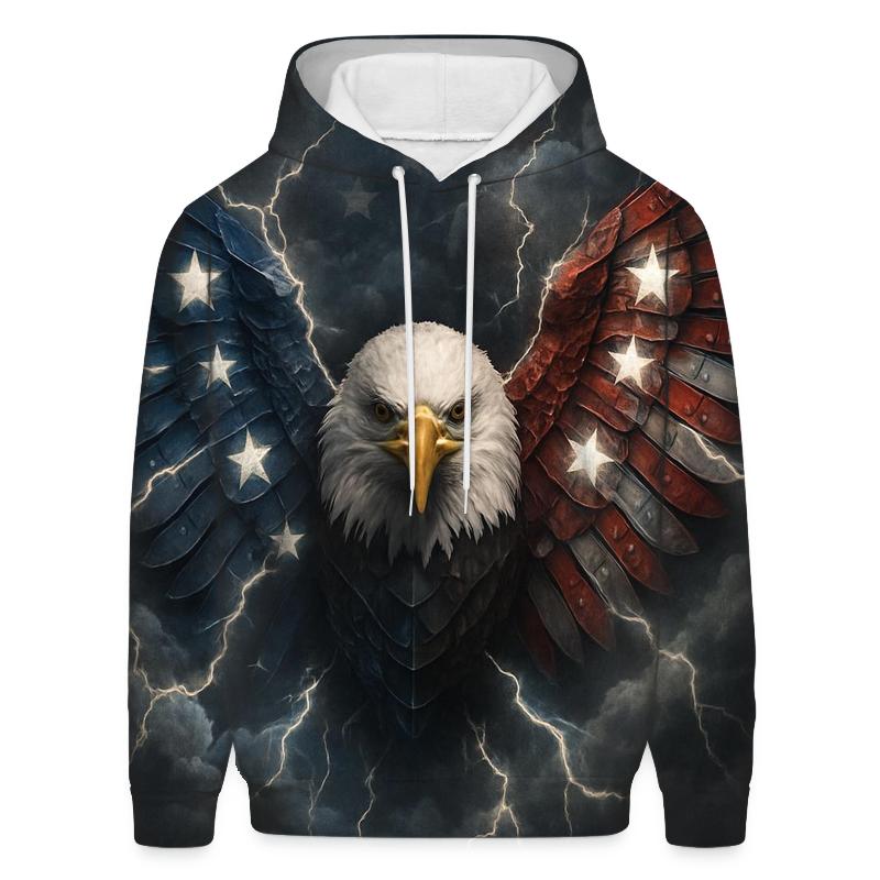Storm Forged Flag Eagle premium hoodies