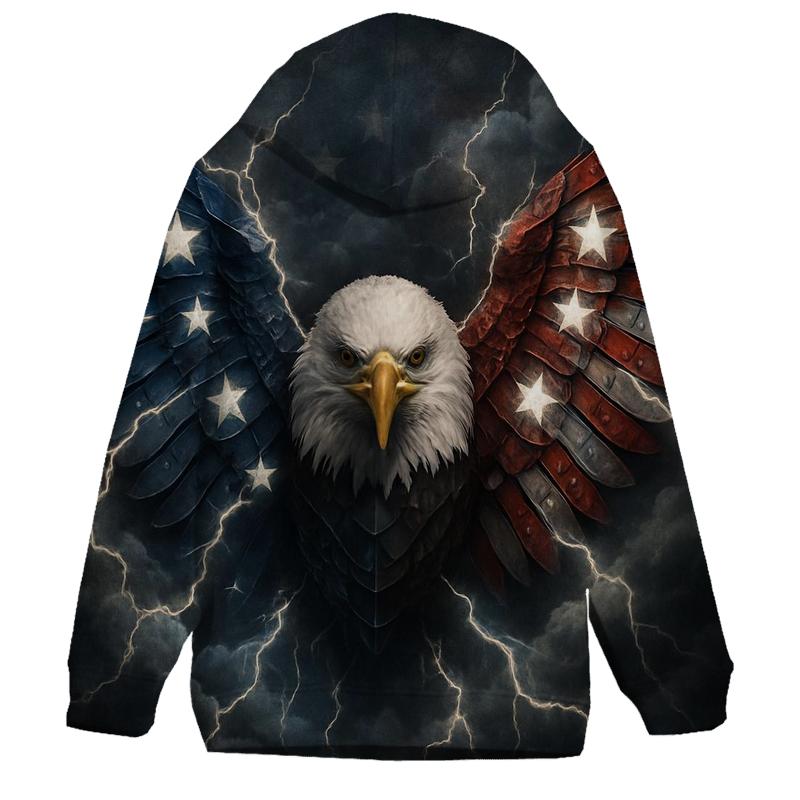 Storm Forged Flag Eagle premium hoodies