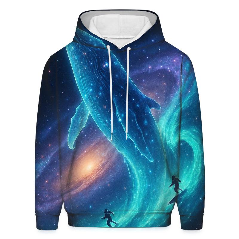 Whale Of The Andromeda Tides embroidered hoodies