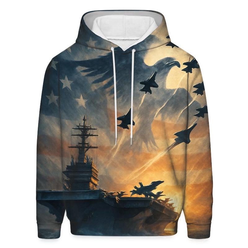Liberty Wings Over The Sea pullover hoodies