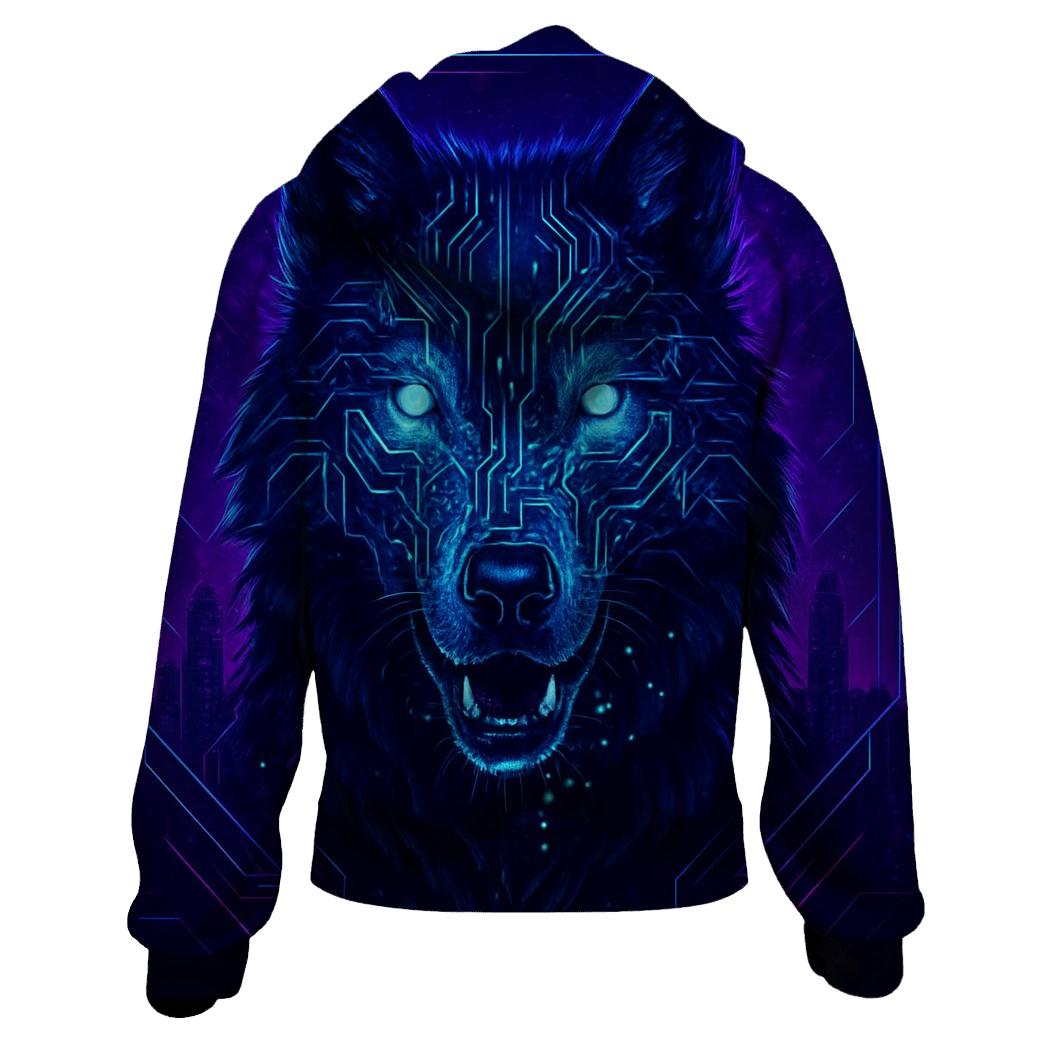Lunar Circuit Alpha Wolf lightweight hoodies