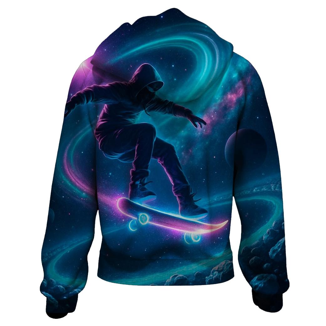 Neon Comet Skater hoodie trends