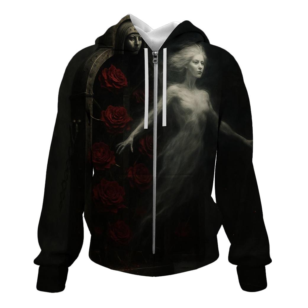 Blood Roses Of The Iron Maiden graphic hoodies