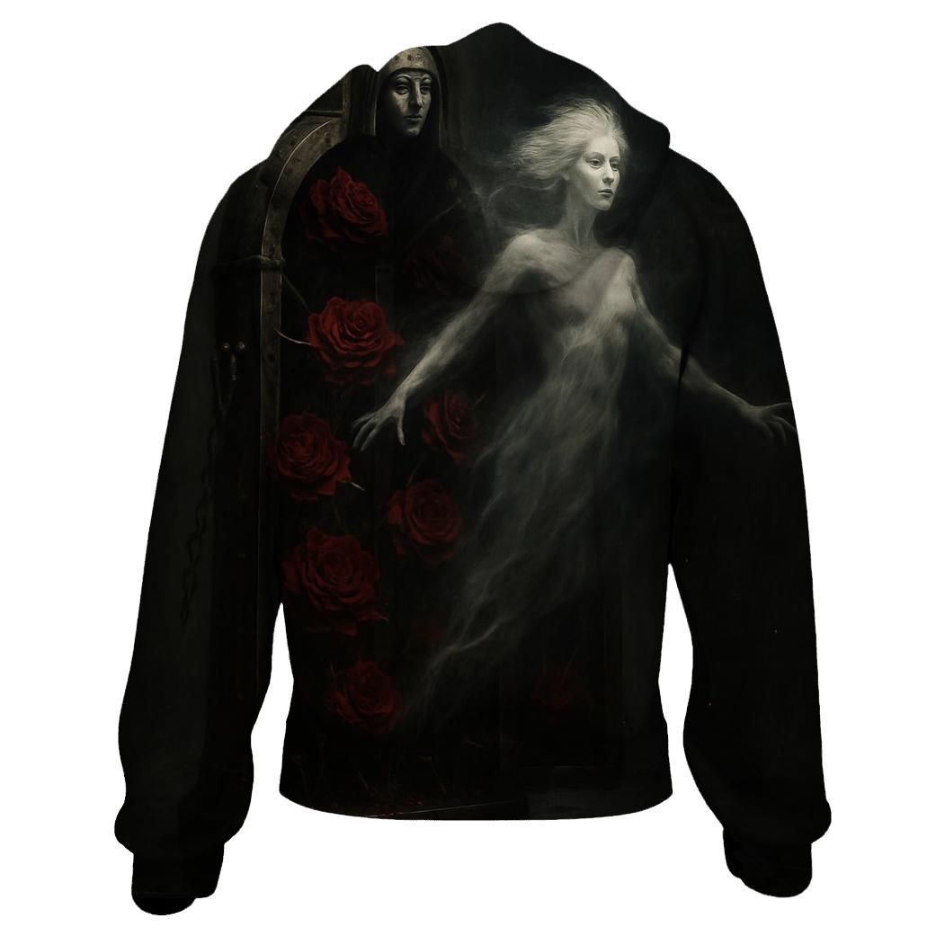 Blood Roses Of The Iron Maiden graphic hoodies