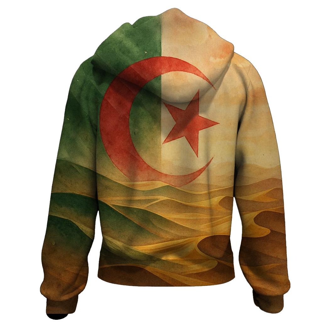 Saharan Dunes In Tricolor Winds hoodie styles