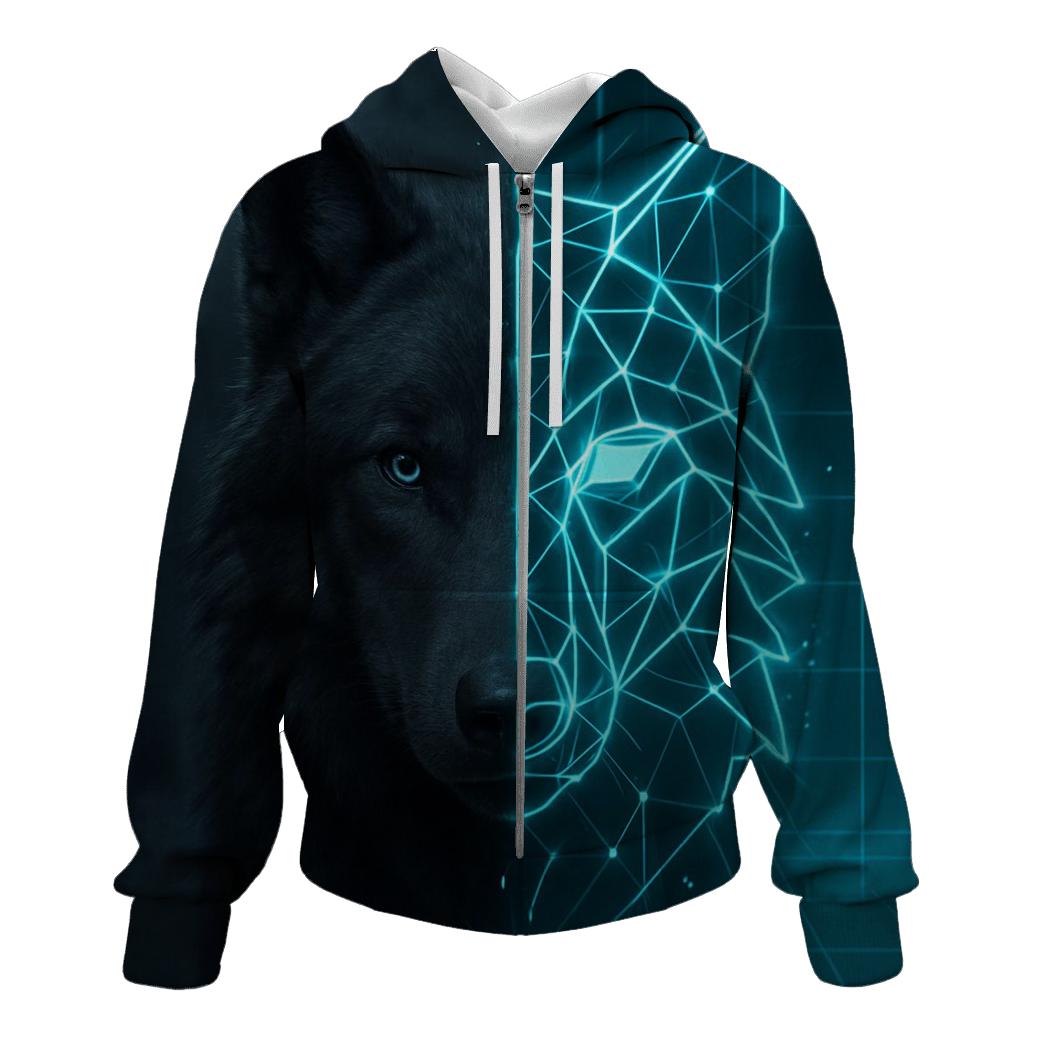 Urban Shadow Duality Wolf hoodie styles