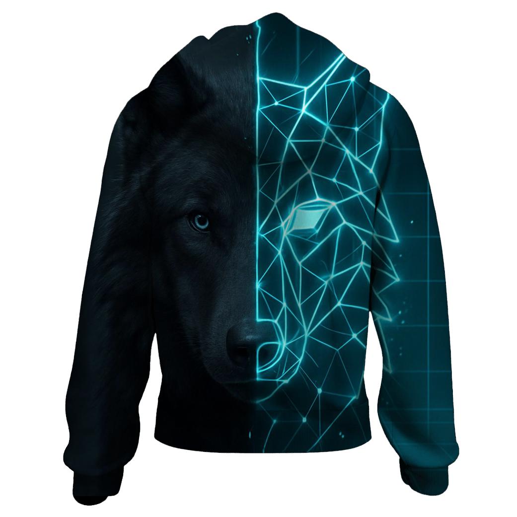 Urban Shadow Duality Wolf hoodie styles