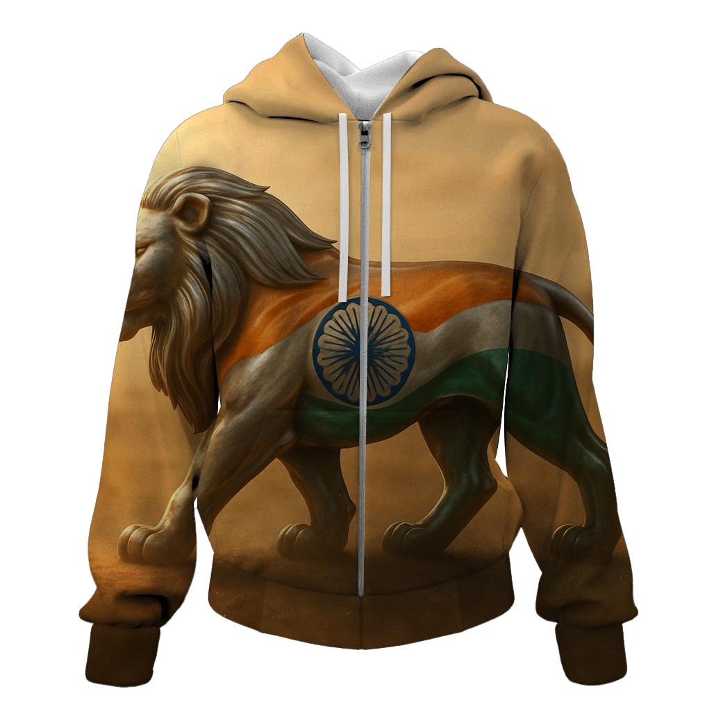 Lion Of The Tricolor Savannah heavyweight hoodies