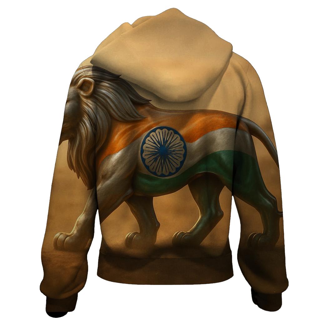 Lion Of The Tricolor Savannah heavyweight hoodies