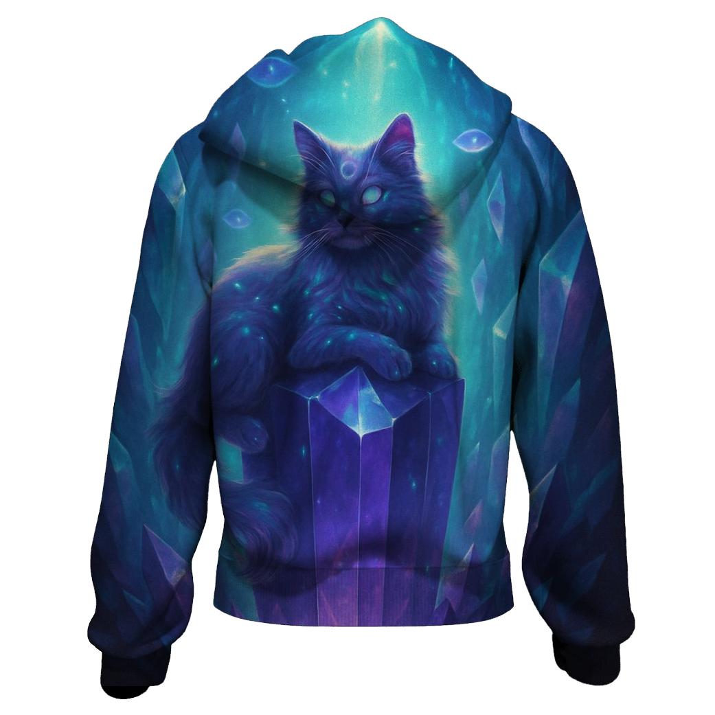 Crystal Cave Oracle Cat hoodie designs