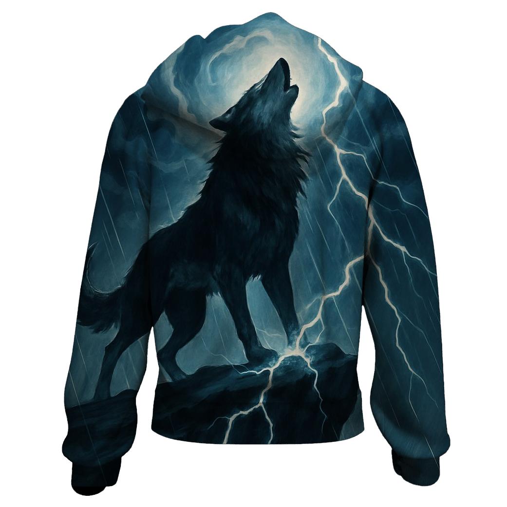 Storm Caller Cliffside Wolf custom hoodies
