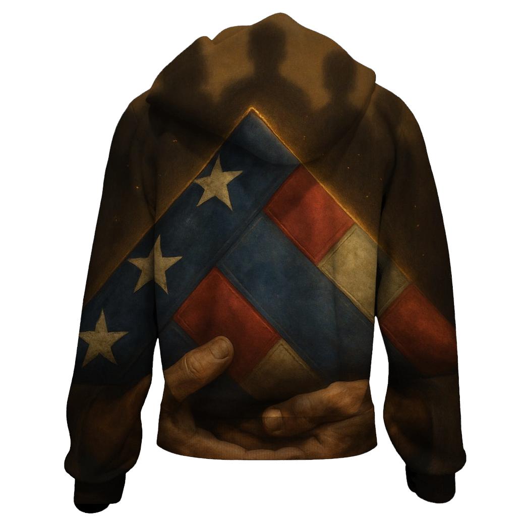 Silent Promise Of The Folded Flag hoodie designs