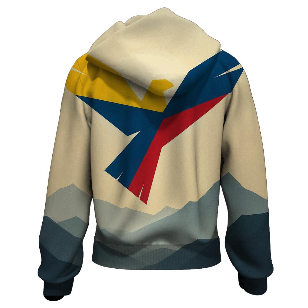Eagle Of The Andes Sky embroidered hoodies