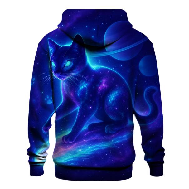 Nebula Voyager Cat pullover hoodies