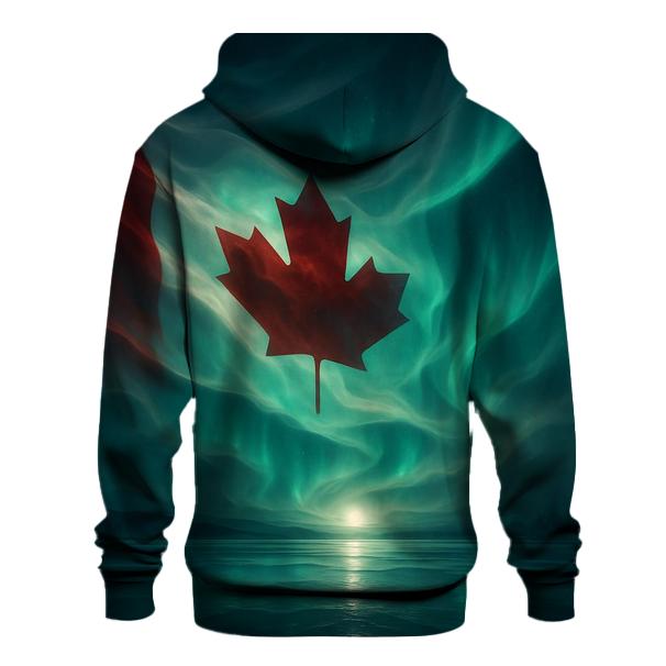 Aurora Over The Maple Banner designer hoodies